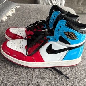 Nike Multicolor Jordans High-Top Athletic Shoes